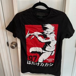 Black Youth S (34/36) Naruto Short Sleeved T-Shirt by Naruto Collection